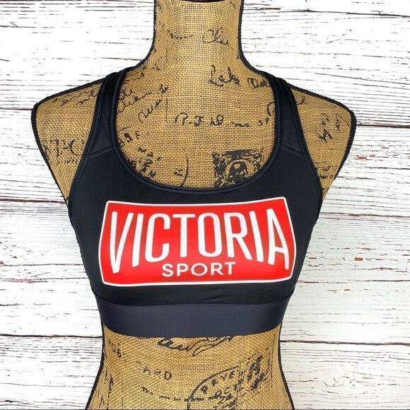 Victoria’s Secret Sport Sticker Print Sports Bra S - Picture 1 of 11